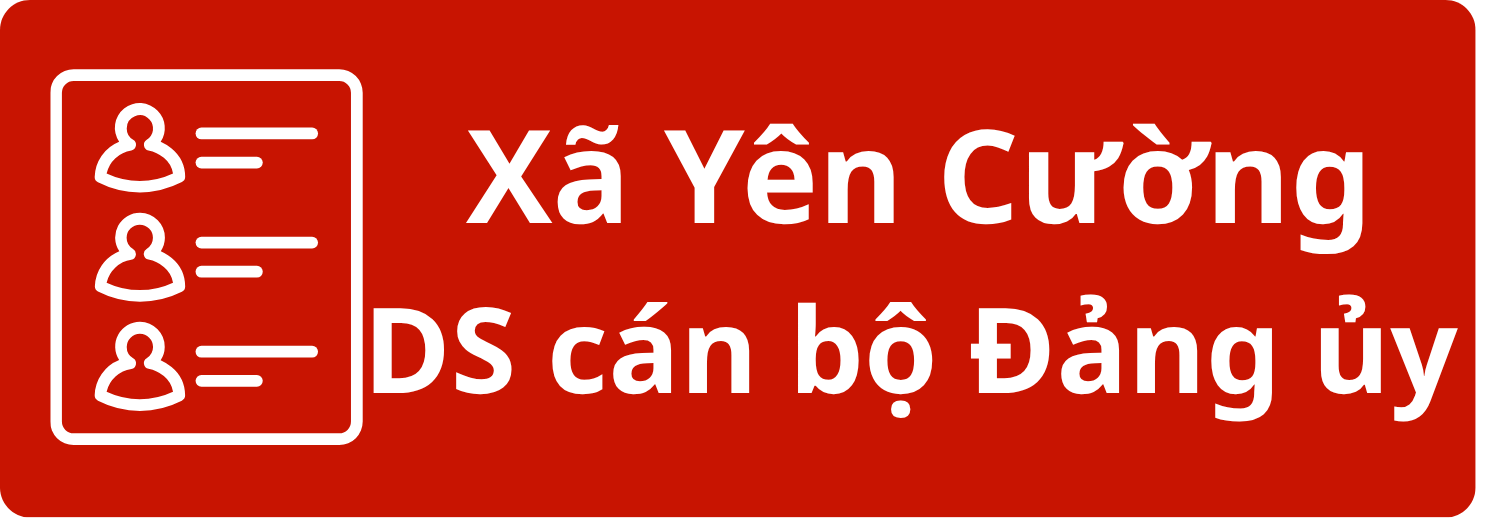 DANH SÁCH CÁN BỘ, CÔNG CHỨC ĐẢNG XÃ YÊN CƯỜNG 